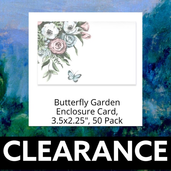 💝 50 Small Butterfly Enclosure Cards CLEARANCE - Picture 2 of 10